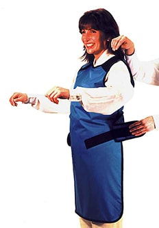 QUICK DROP APRON - .25 mm   Lead Free   24X42 Royal Blue - Large Main image