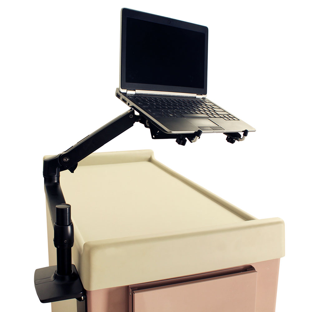 Harloff Ergotron® Arm with Monitor Laptop Shelf – LTP-HLDR-FI