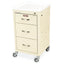 M-Series Cart - Mini Width Short Cabinet with 24" of Vertical Drawer Space, Key Lock,  5 Drawers 3-3, 1-6, 1-9. Standard