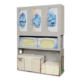 Bowman Dispensers Bowman ABS Isolation Station with Paper Towel Holder • 17.61"W x 5.08"D x 23.5"H