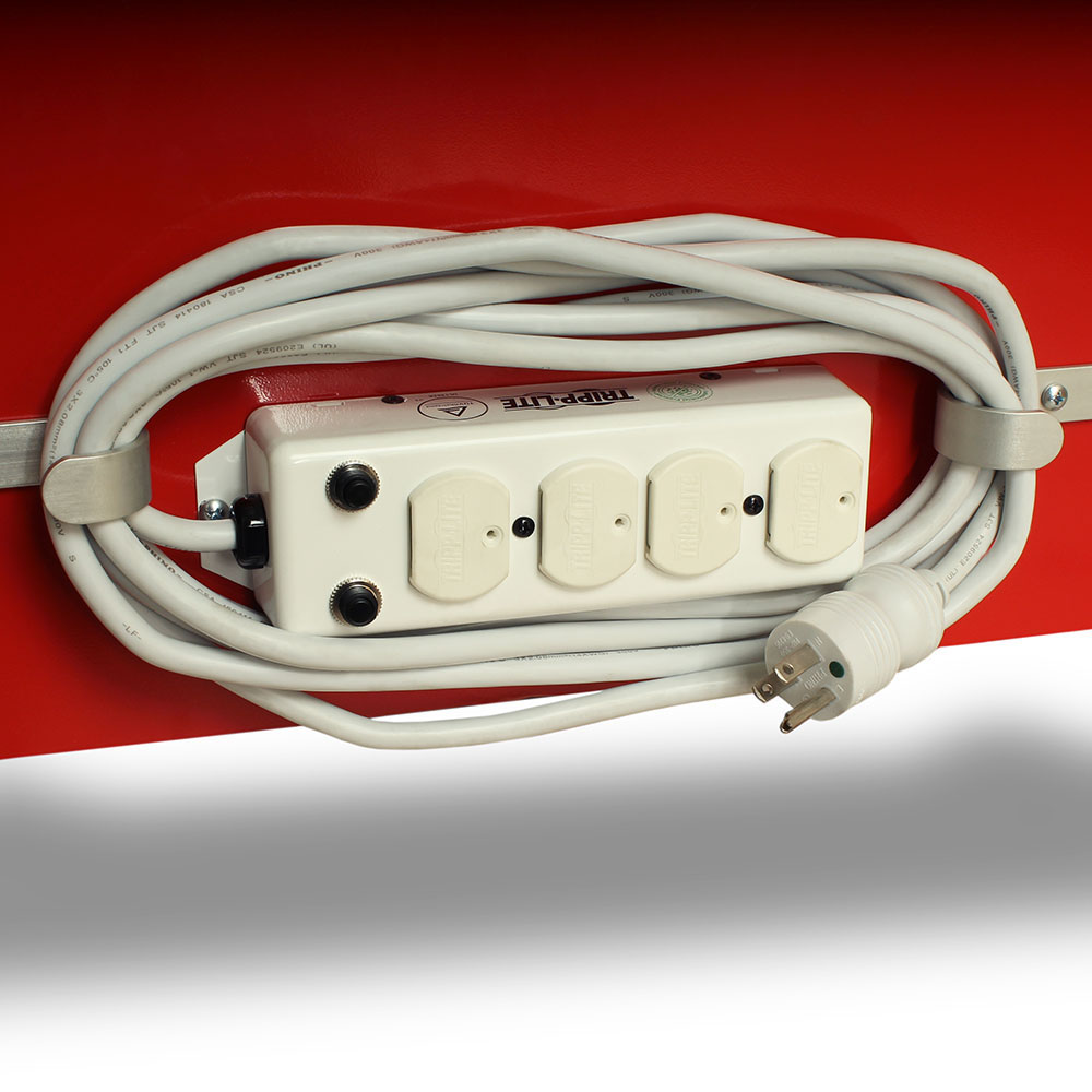 Harloff Electrical Outlet Strip, for M-Series and A-Series carts – MD-OUTLET4-FI Secondary image
