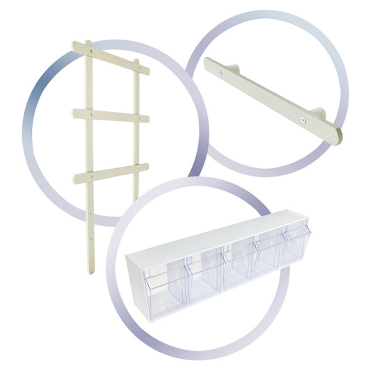 Basic Anesthesia Accessory Package for Narrow M-Series and A-Series Carts, MD18-ANS