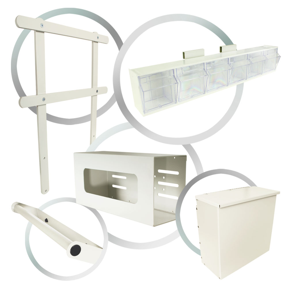 Phlebotomy Cart Accessories Package for Narrow M-Series and A-Series Carts, MD18-PHB Main image
