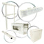 Phlebotomy Cart Accessories Package for Narrow M-Series and A-Series Carts, MD18-PHB