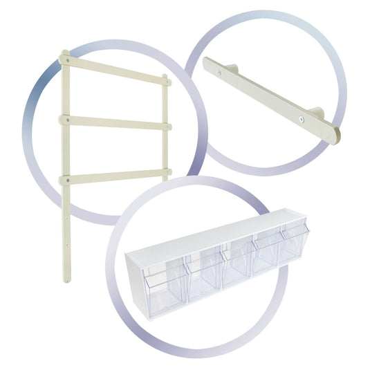 Basic Anesthesia Accessory Package for M-Series and A-Series Medium Width Carts, MD24-ANS