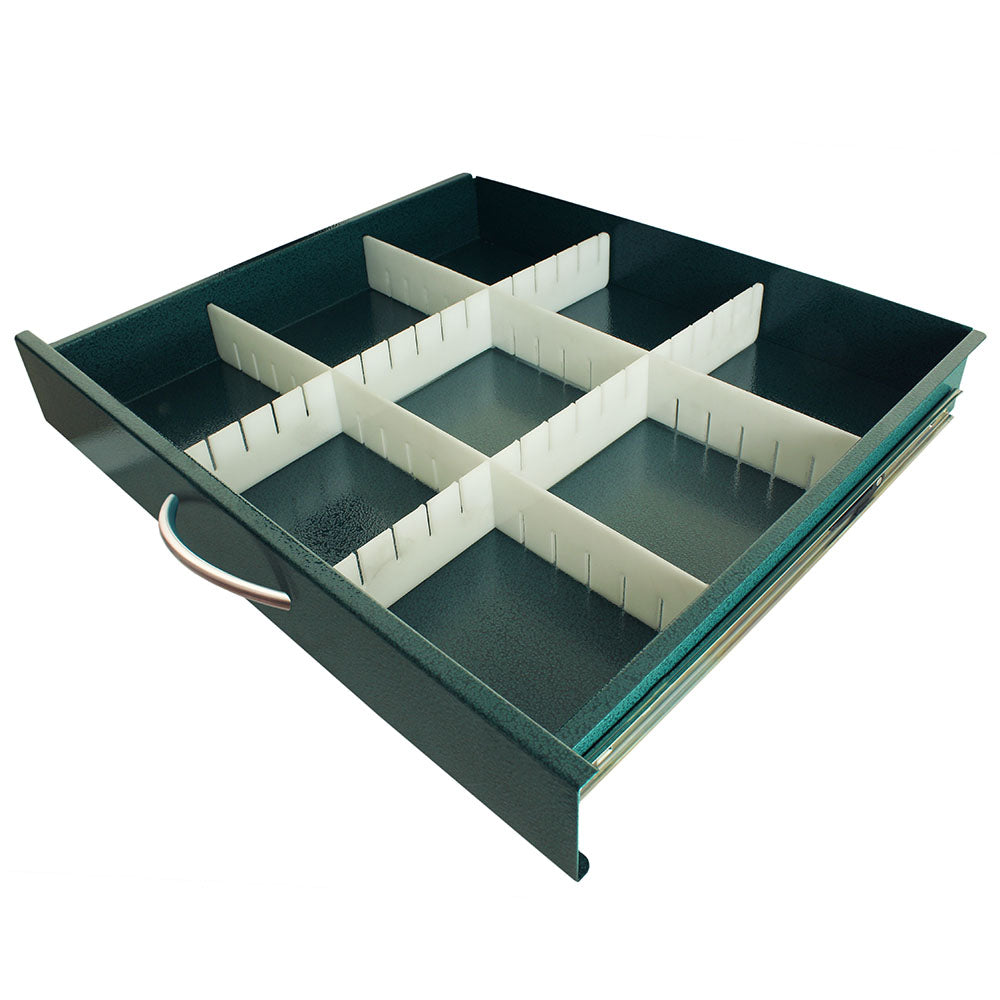 Basic MDS24 Adjustable Plastic Divider Set, 3 Inch Drawers, MD24-DIV3-B Main image
