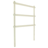 Harloff Raised Back Rail System With 3-24" Rails – MD24-RBR3-FI
