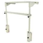 Harloff Adjustable Height Single Overhead Shelf and one Accessory Bar – MD30-ADJSHLFBAR1-FI