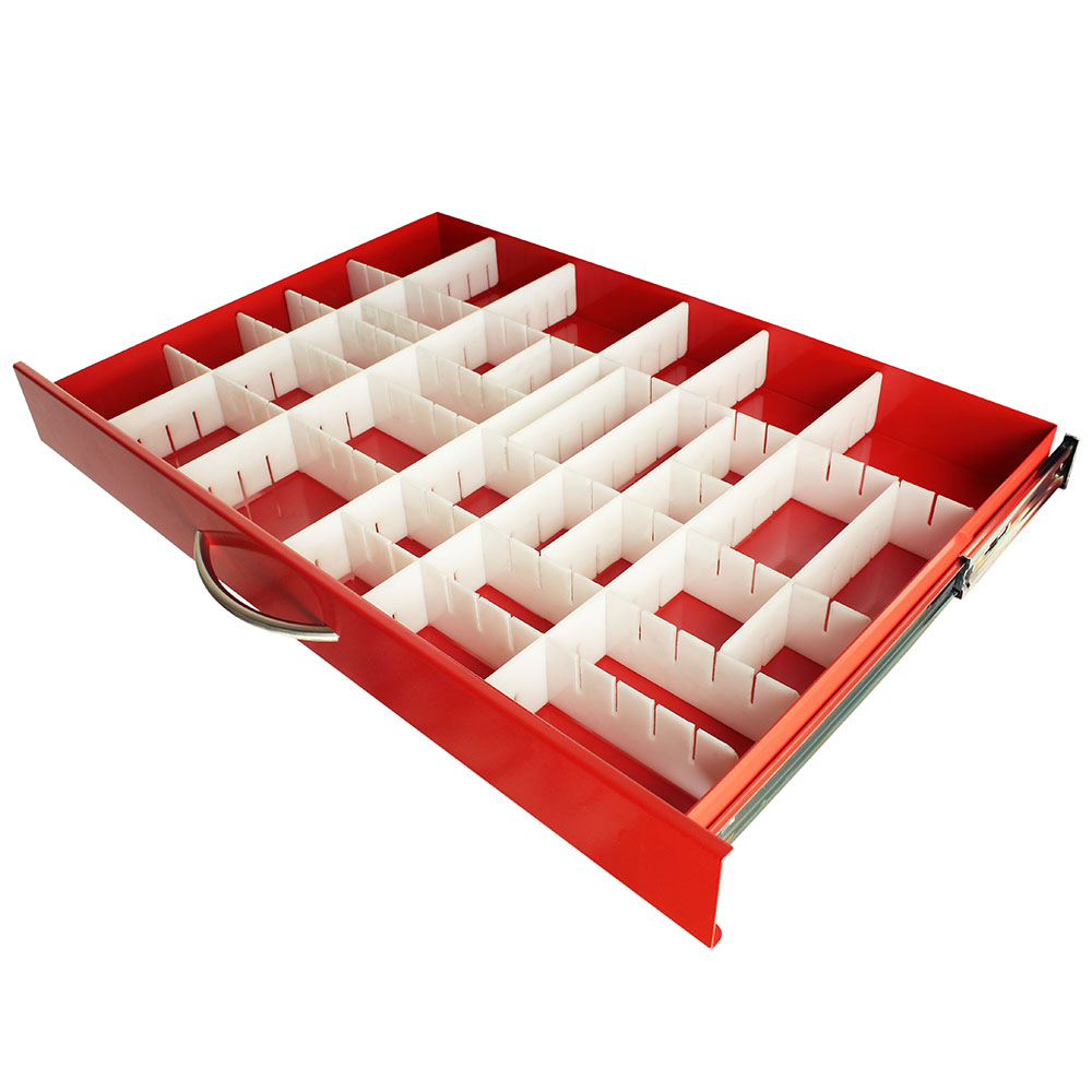 Premium MDS30 Adjustable Plastic Divider Set, 3 Inch Drawers, MD30-DIV3-P1 Main image