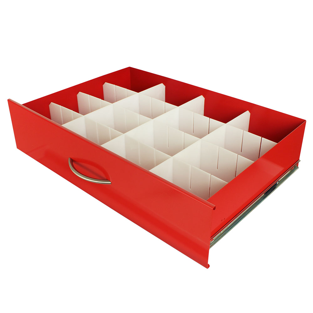 Standard MDS30 Adjustable Plastic Divider Set, 6 Inch Drawers, MD30-DIV6-S Main image
