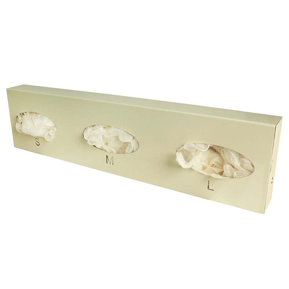 Three Compartment In-Drawer Loose Glove Container for M-Series or A-Series Medical Carts, MD30-DRGLOVE3