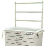 Harloff Rear back rail system with two cross bars, for MDS30xx/MPA30xx Carts