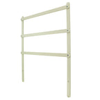 Rear back rail system with two cross bars, for MDS30xx/MPA30xx Carts