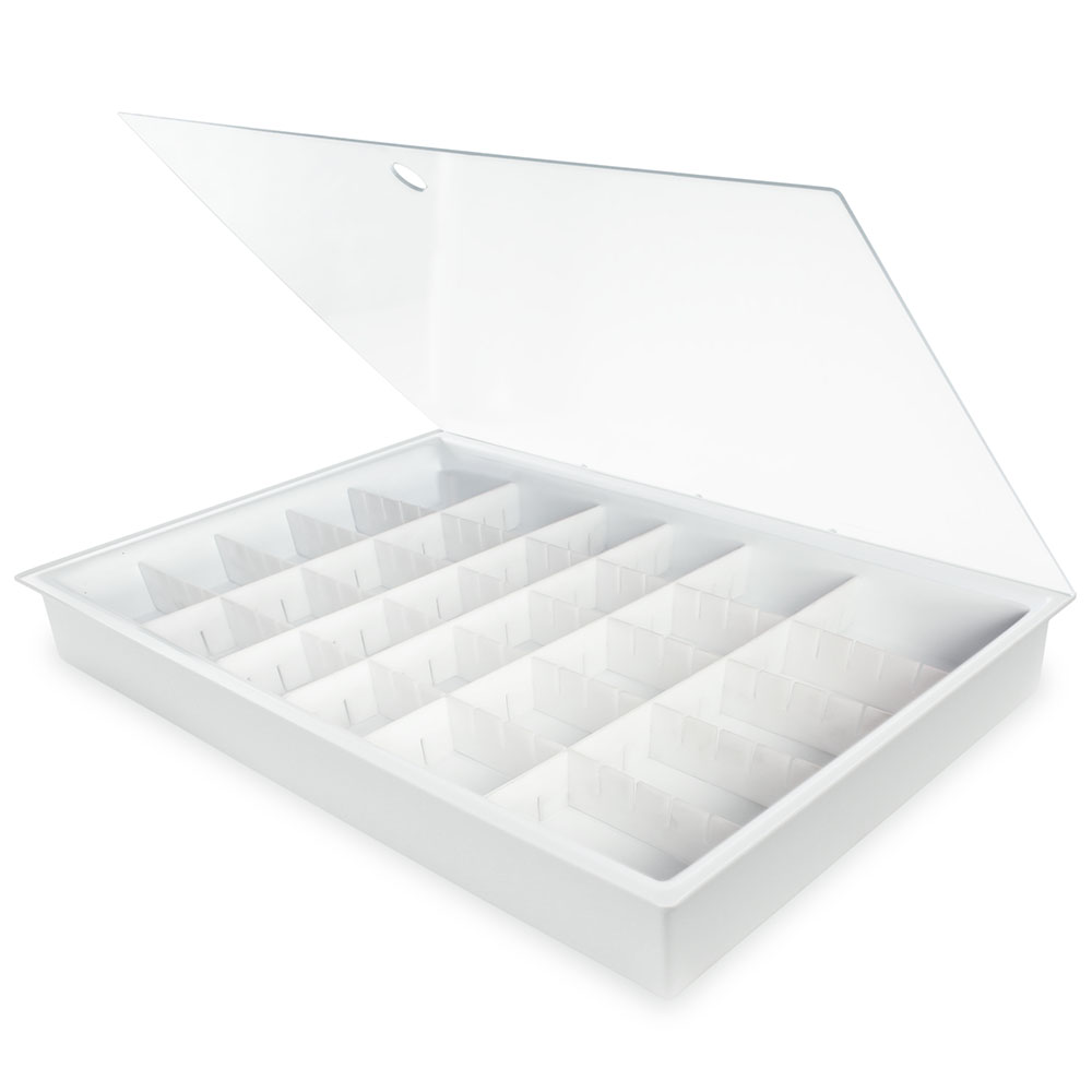Harloff Clear Cover for MDS30 or MPA30 Medical Carts, 3 Inch Drawers, MD30-TRAY3CLRCOV