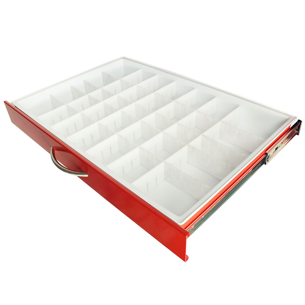 Premium MDS30 Anesthesia Package, Adjustable Plastic Divider Set with Insert Tray, 3 Inch Drawers, MD30-TRAYDIV3-P2 Main image