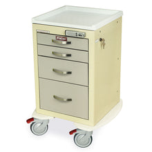 Harloff M-Series Cart - Mini Width XShort Cabinet with 21" of Vertical Drawer Space – MDS1821B07