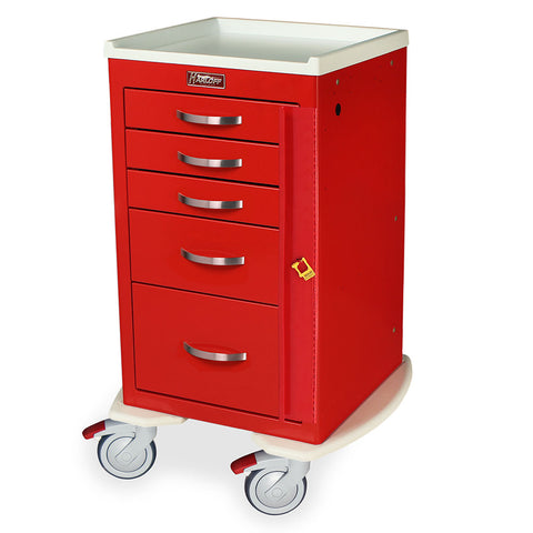 Harloff M-Series Cart - Mini Width Short Cabinet with 24" of Vertical Drawer Space – MDS1824B03