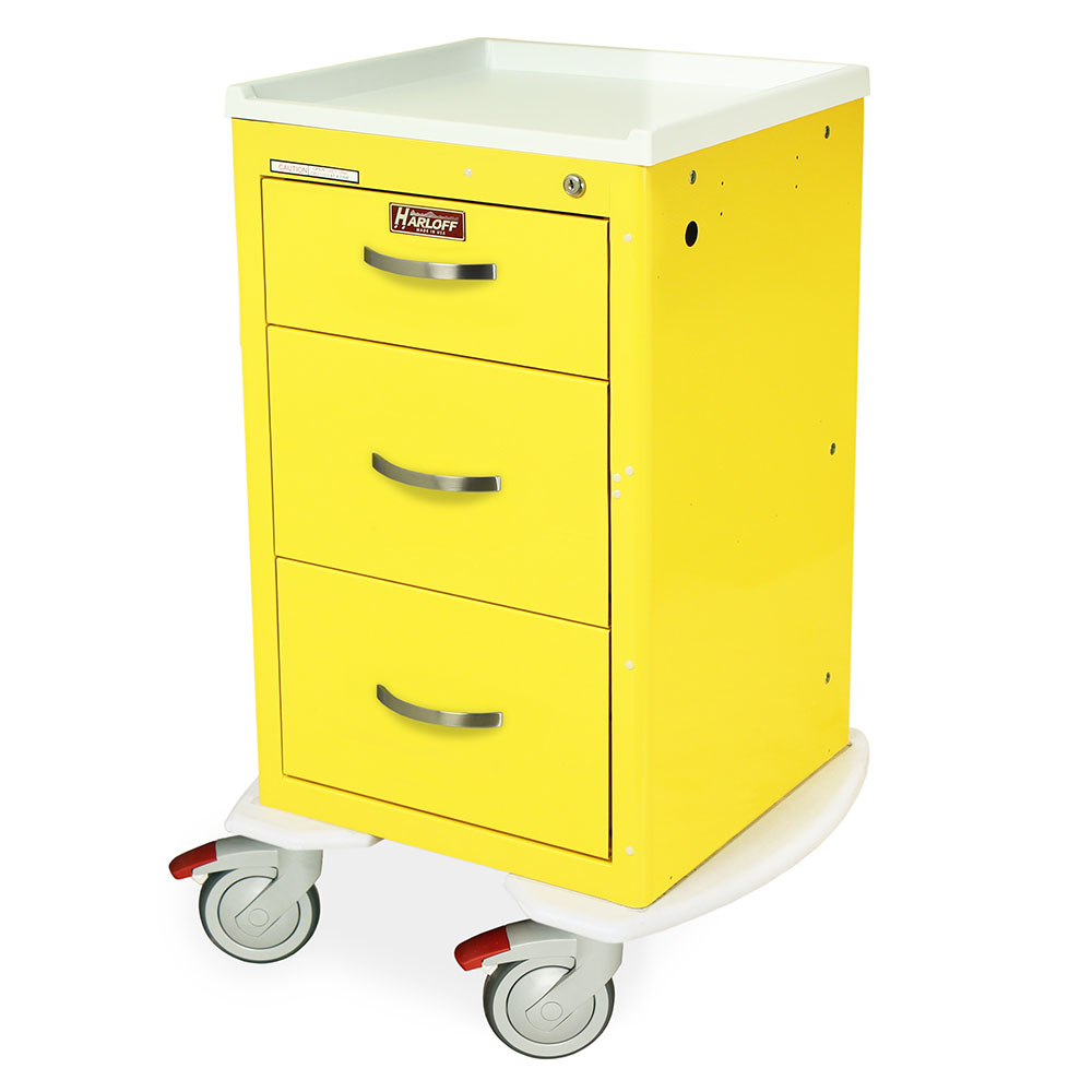 Harloff M-Series Cart - Mini Width Short Cabinet with 24" of Vertical Drawer Space – MDS1824K08