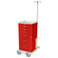 M-Series Tall Emergency Cart with MD18-EMG Package, Mini Width, Six Drawers, Breakaway Lock, MDS1830B06+MD18-EMG