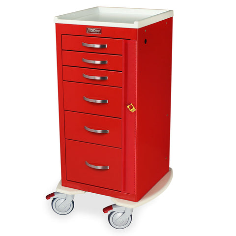 Harloff M-Series Cart - Mini Width Tall Cabinet with 30" of Vertical Drawer Space – MDS1830B04