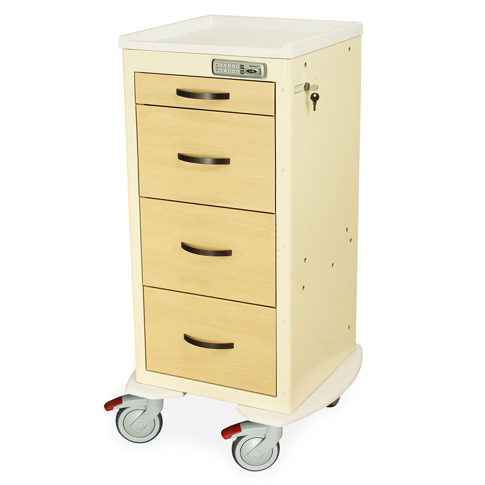 Harloff M-Series Cart - Mini Width Tall Cabinet with 30" of Vertical Drawer Space – MDS1830E04