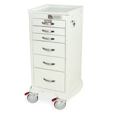 Harloff M-Series Cart - Mini Width Tall Cabinet with 30" of Vertical Drawer Space – MDS1830EKC07