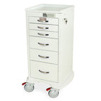 Harloff M-Series Cart - Mini Width Tall Cabinet with 30" of Vertical Drawer Space – MDS1830EKC09
