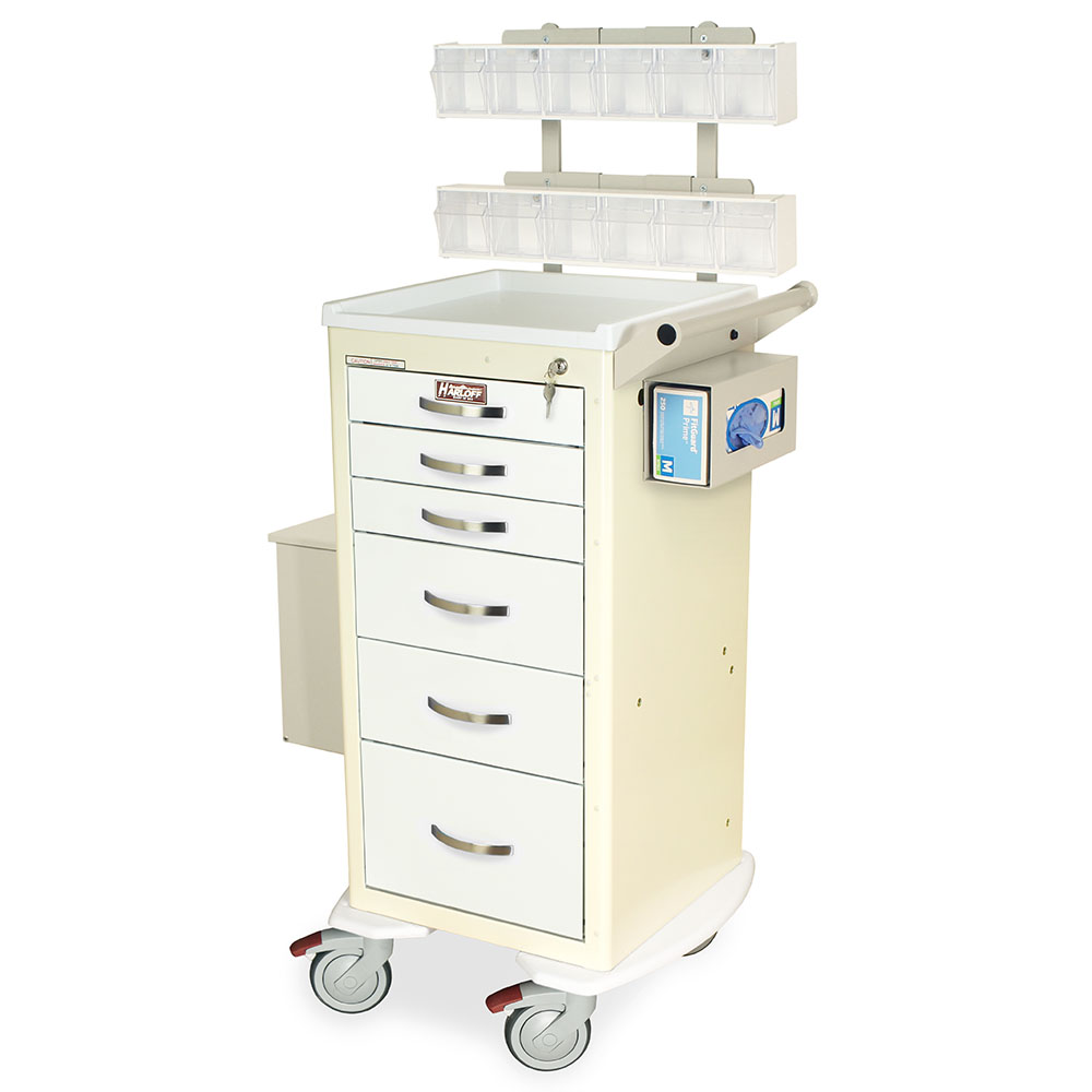 Harloff M-Series Cart - Mini Width Tall Cabinet with 30" of Vertical Drawer Space – MDS1830K06