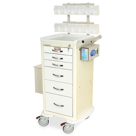 Harloff M-Series Cart - Mini Width Tall Cabinet with 30" of Vertical Drawer Space – MDS1830K06
