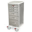 M-Series Medical Treatment Cart with Basic Latch Lock, Narrow Width, Tall Height, Six Drawers, MDS1830L06