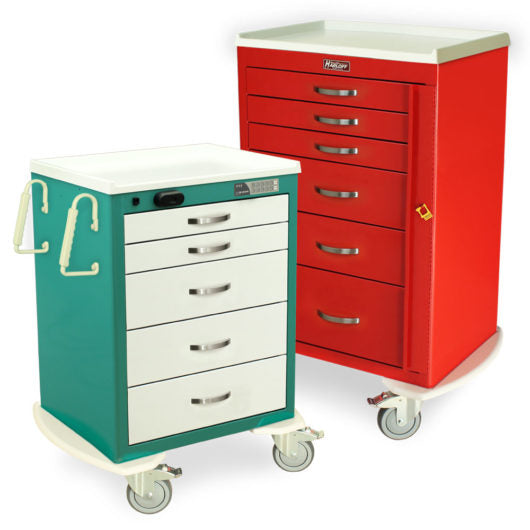 M-Series Medium Width Medical Procedure Carts, MDS24 (multiple heights and options available) Main image
