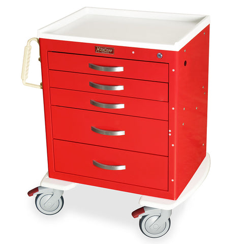 Harloff M-Series Cart - Medium Width XShort Cabinet with 21" of Vertical Drawer Space – MDS2421B05