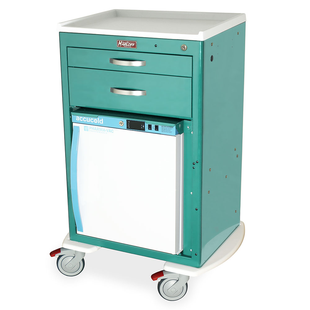 M-Series Refrigerated Malignant Hyperthermia Cart, Two Drawers, Key Lock, MDS2430K02-MH1 Main image