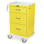 M-Series Tall PPE Storage Cart, Medium Width, Three Drawers, Key Lock, MDS2430K03