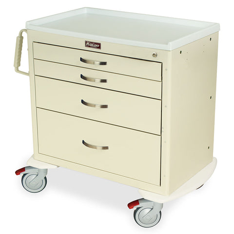Harloff M-Series Cart - Standard Width XShort Cabinet with 21" of Vertical Drawer Space – MDS3021K03