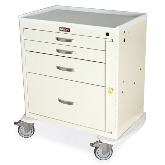 4 Drawer Emergency Cart (Short Cabinet), Breakaway Lock, 100 Breakaway Seals. Standard Package; 2-3", 1-6", and 1-12" Dr Main image