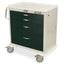 M-Series Anesthesia Procedure Cart, Short Height, Standard Width, Four Drawers, E-Lock, MDS3024E14
