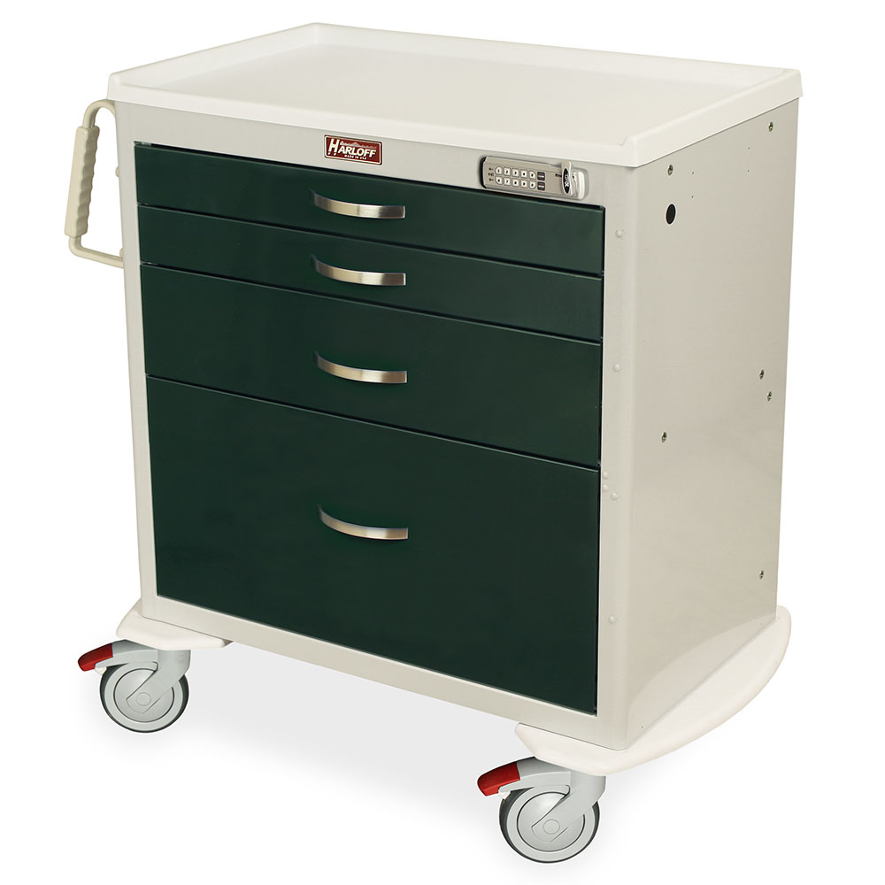 Harloff M-Series Cart - Standard Width Short Cabinet with 24" of Vertical Drawer Space – MDS3024E16