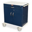 M-Series Short General Use Cart, Standard Width, One Drawer, Storage Compartment with Doors, Key Lock, MDS3024K01-21DR