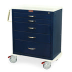 Harloff M-Series Cart - Standard Width Medium Height Cabinet with 27" of Vertical Drawer – MDS3027K15