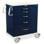 Harloff M-Series Cart - Standard Width Medium Height Cabinet with 27" of Vertical Drawer – MDS3027K06