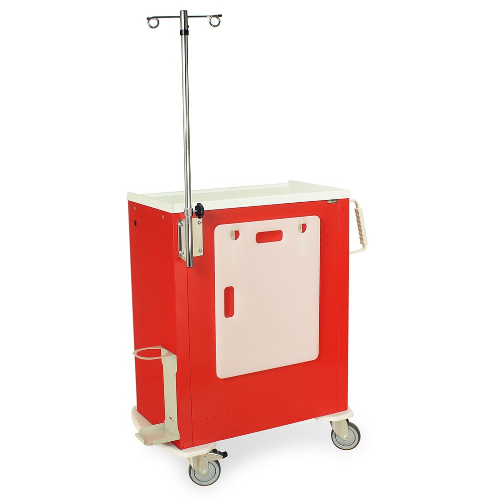 M-Series Tall Emergency Crash Cart with MD30-EMG Package, Standard Width, Six Drawers, Breakaway Lock