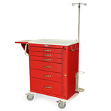 Harloff M-Series Cart - Standard Width Tall Cabinet with 30" of Vertical Drawer Space – MDS3030B06-EMG1Q