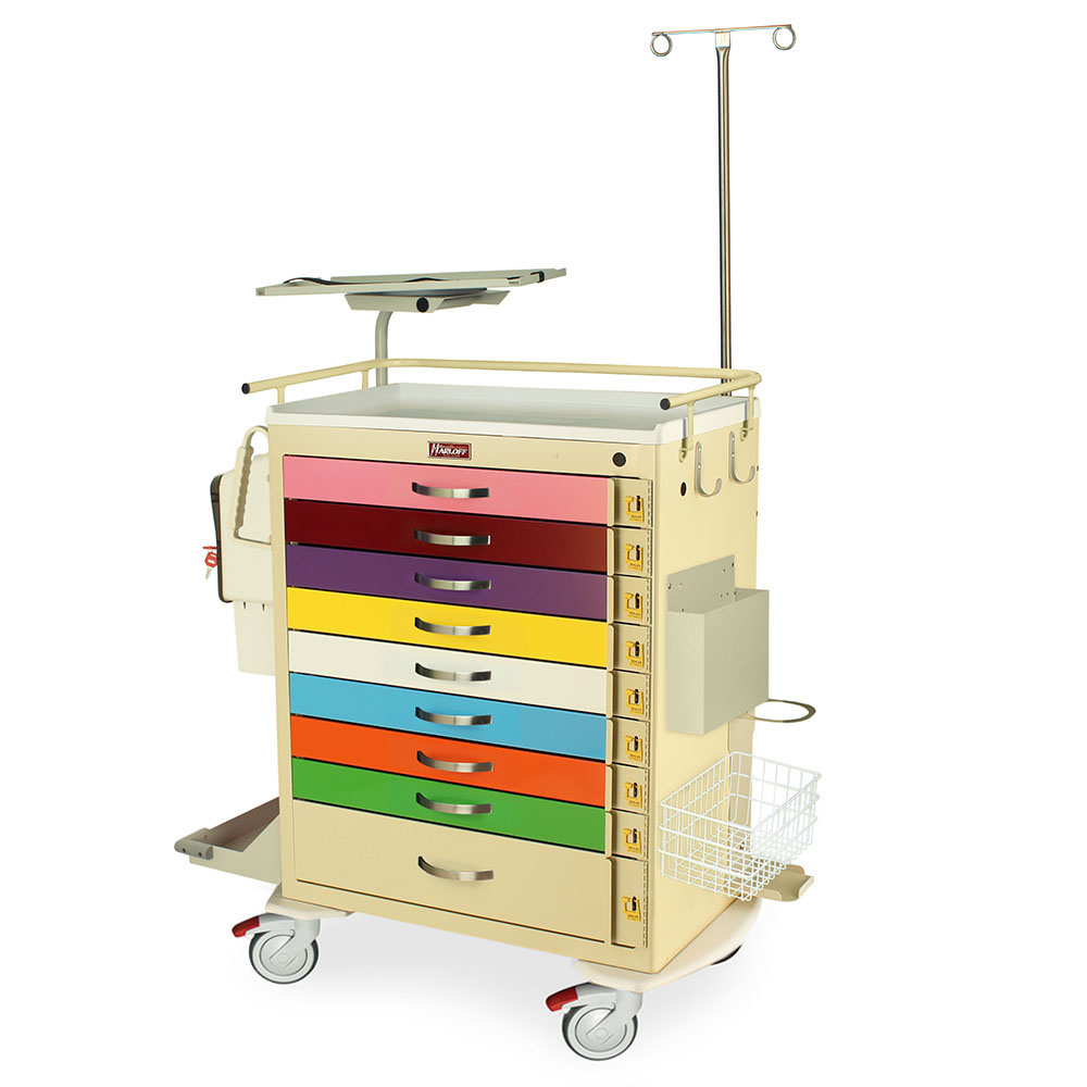 Harloff M-Series Cart - Standard Width Tall Cabinet with 30" of Vertical Drawer Space – MDS3030B09