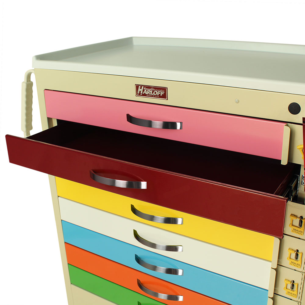 Harloff M-Series Cart - Standard Width Tall Cabinet with 30" of Vertical Drawer Space – MDS3030B09