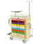 M-Series Pediatric Cart with MD30-EMG3 Emergency Accessories Package, Tall Height, Standard Width, Nine Drawers, MDS3030B09PED+MD30-EMG3