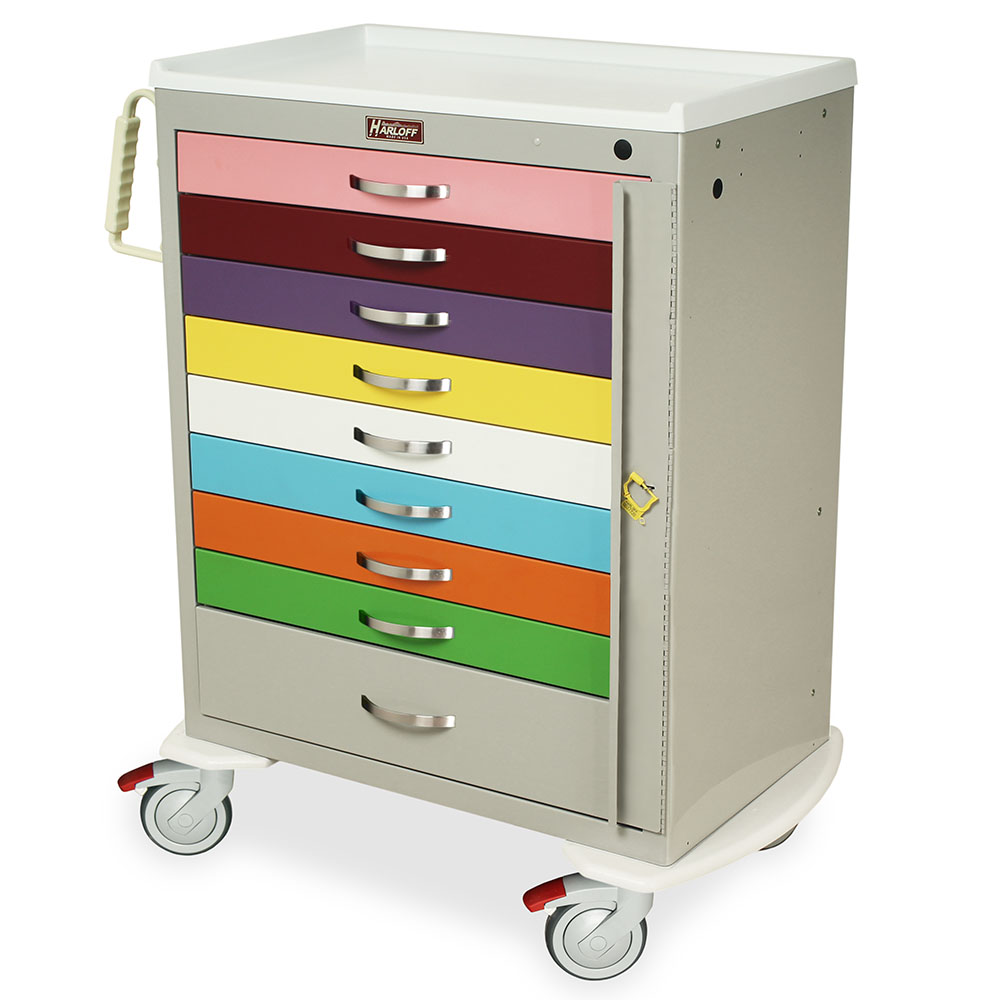 Harloff M-Series Cart - Standard Width Tall Cabinet with 30" of Vertical Drawer Space – MDS3030B09