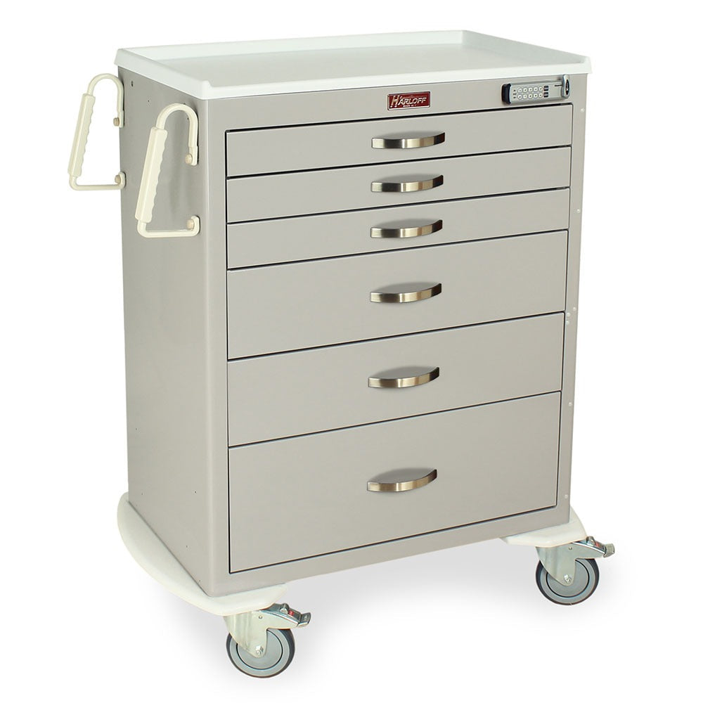 M-Series Tall Anesthesia Cart, Standard Width