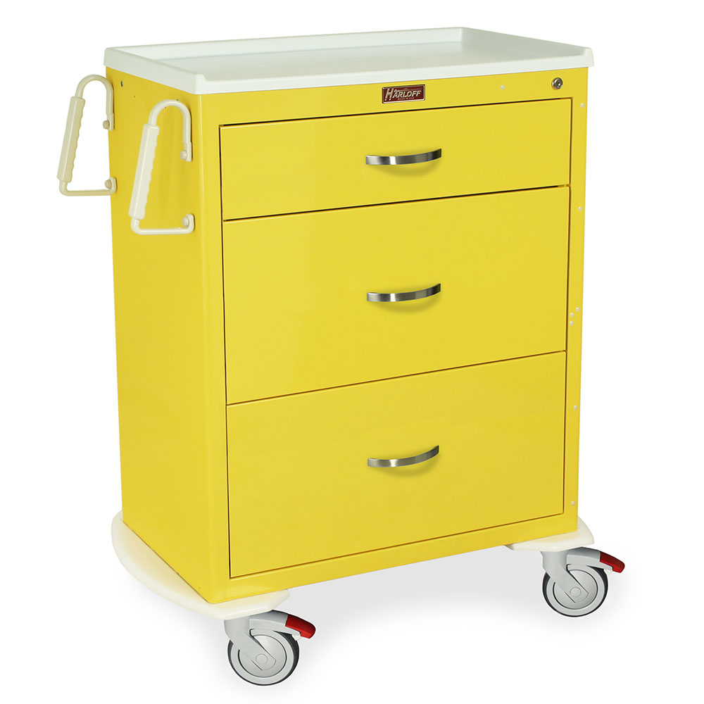 Harloff M Series 30" Tall X 30" Cab, with Key Lock, 2-3", 1-6" Drawers – MDS3030K03-18DR