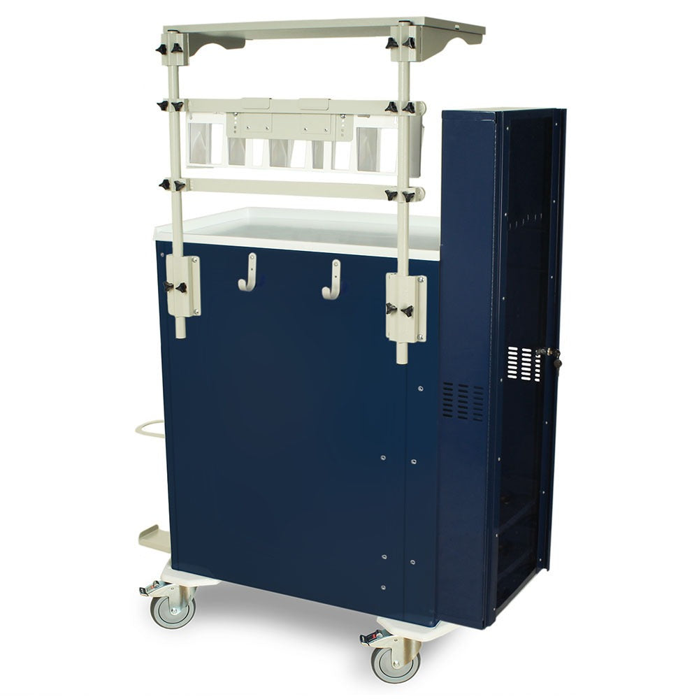 M-Series Tall Treatment Crash Cart with MD30-AIRWAYPKG Difficult Airway Package